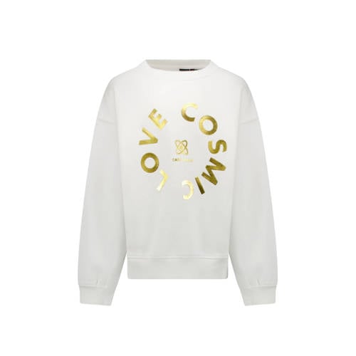 Cars sweater wit afbeelding