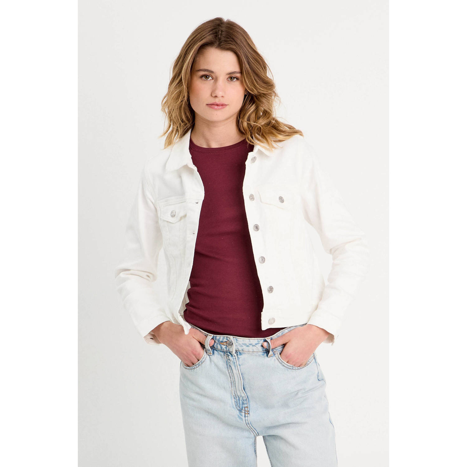 Cache denim spijkerjas ecru