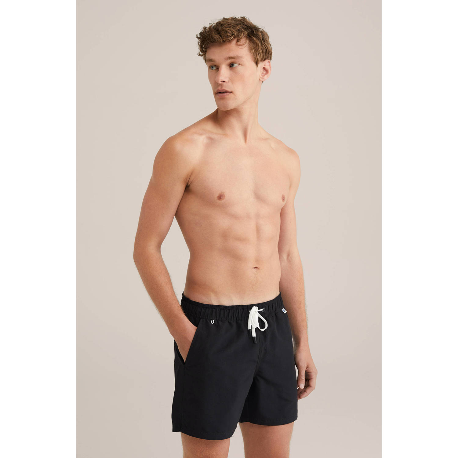 WE Fashion zwemshort zwart