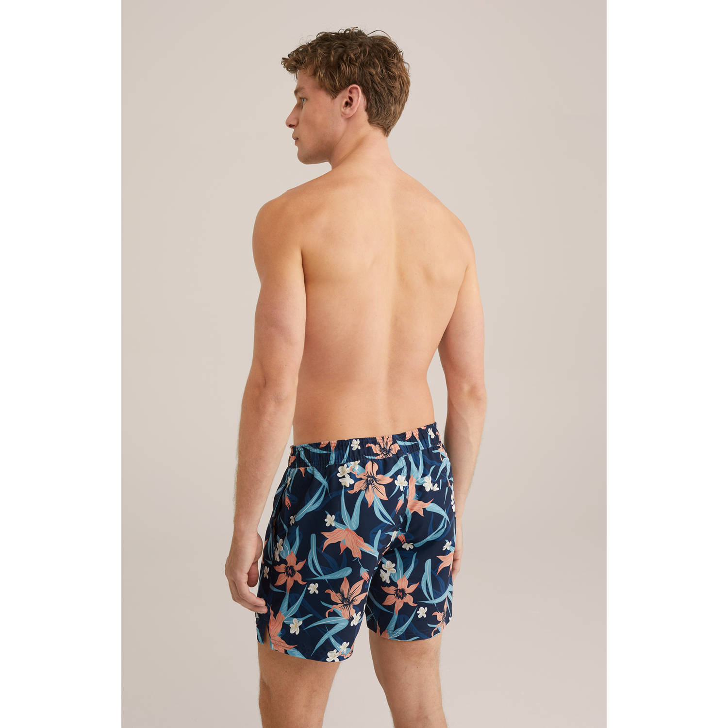 WE Fashion zwemshort donkerblauw