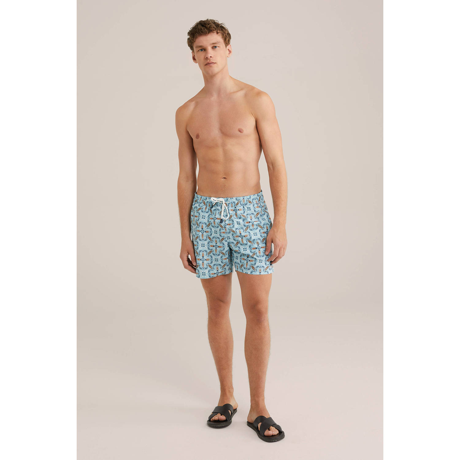 WE Fashion zwemshort lichtblauw