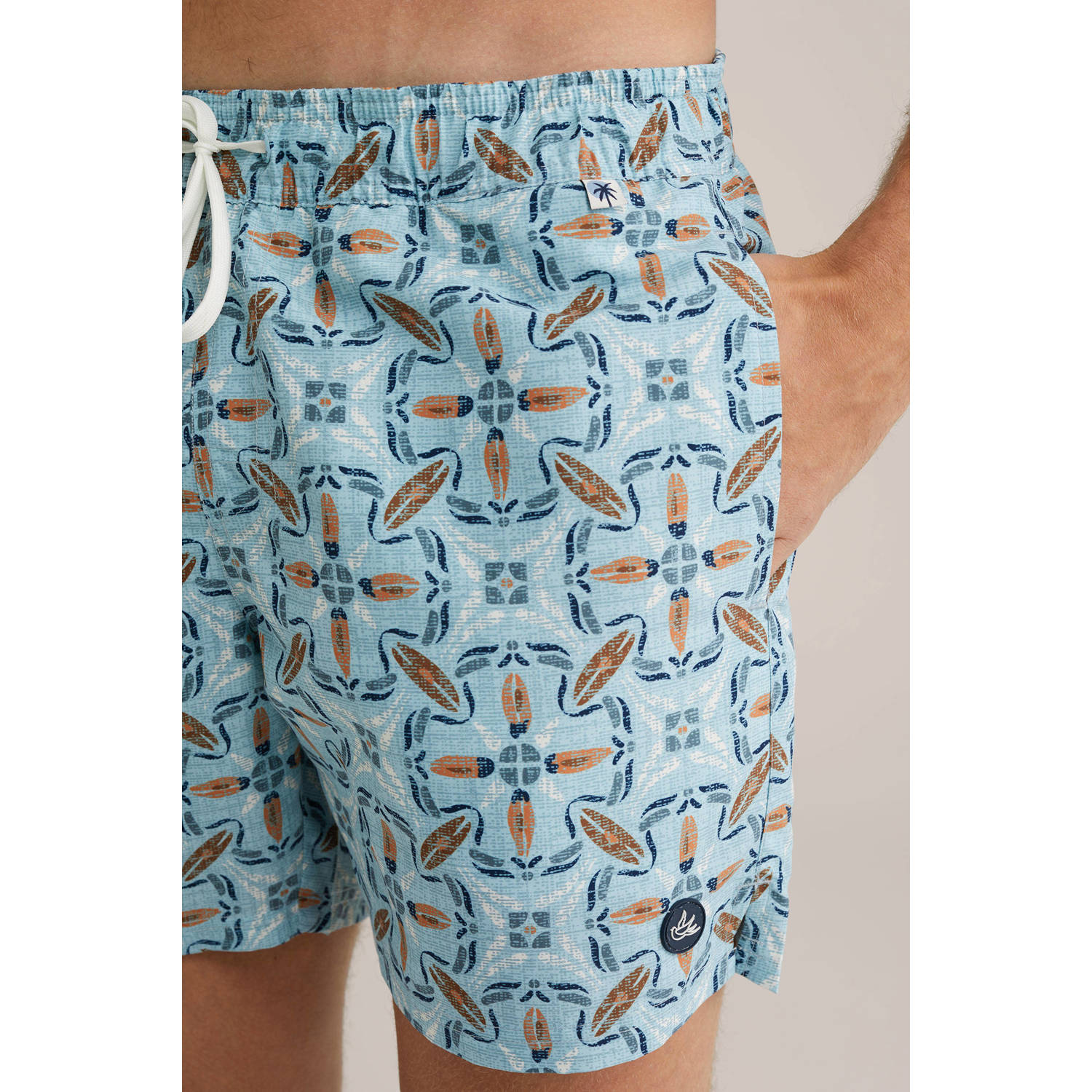 WE Fashion zwemshort lichtblauw