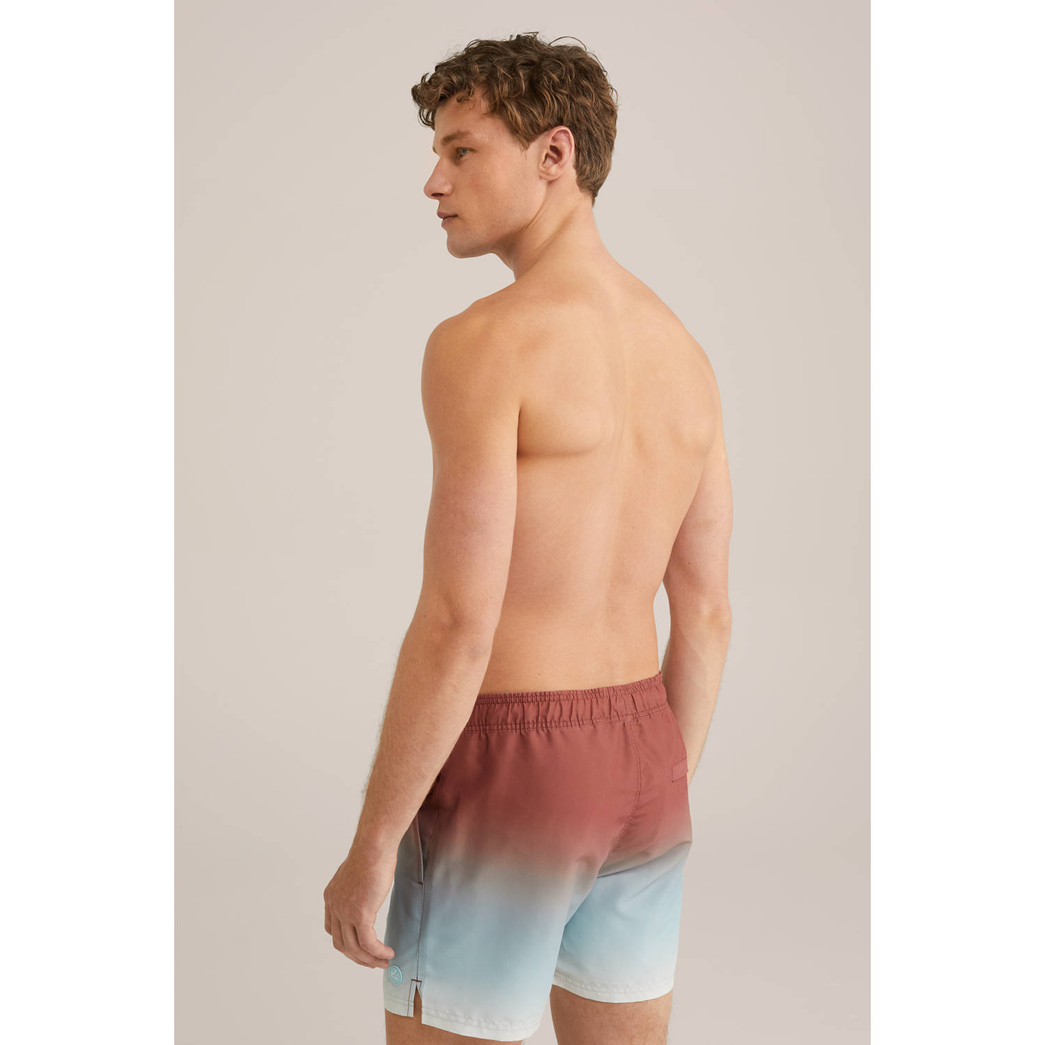 WE Fashion zwemshort brique lichtblauw