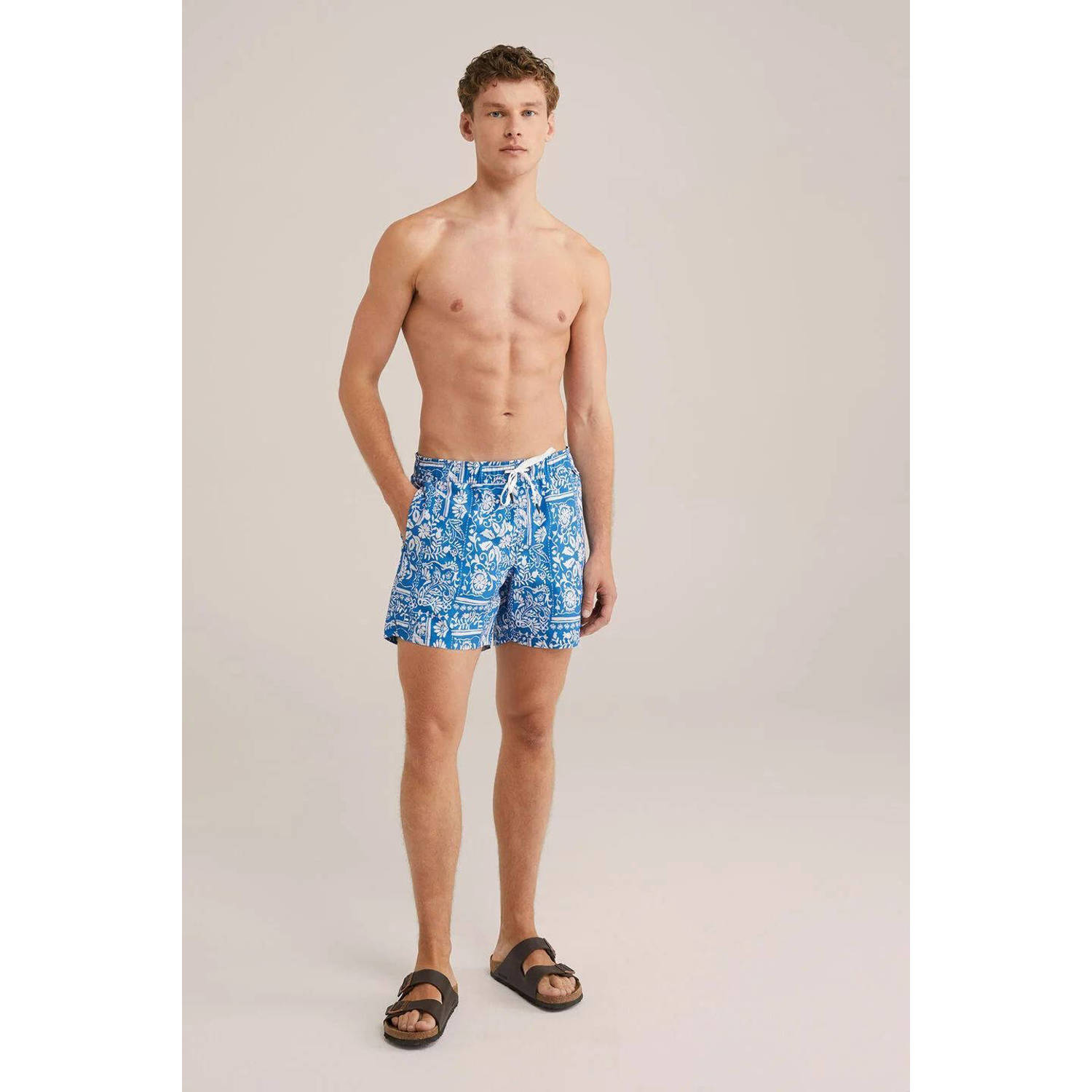 WE Fashion zwemshort blauw