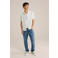 WE Fashion casual overhemd met textuur wit