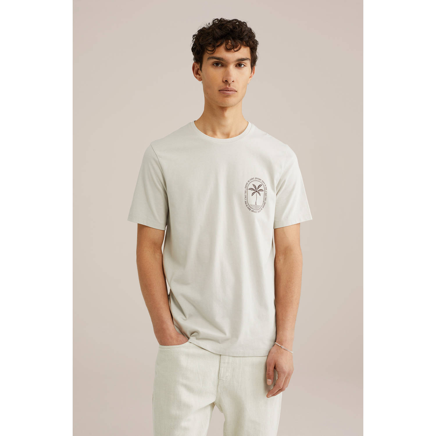 WE Fashion T-shirt beige