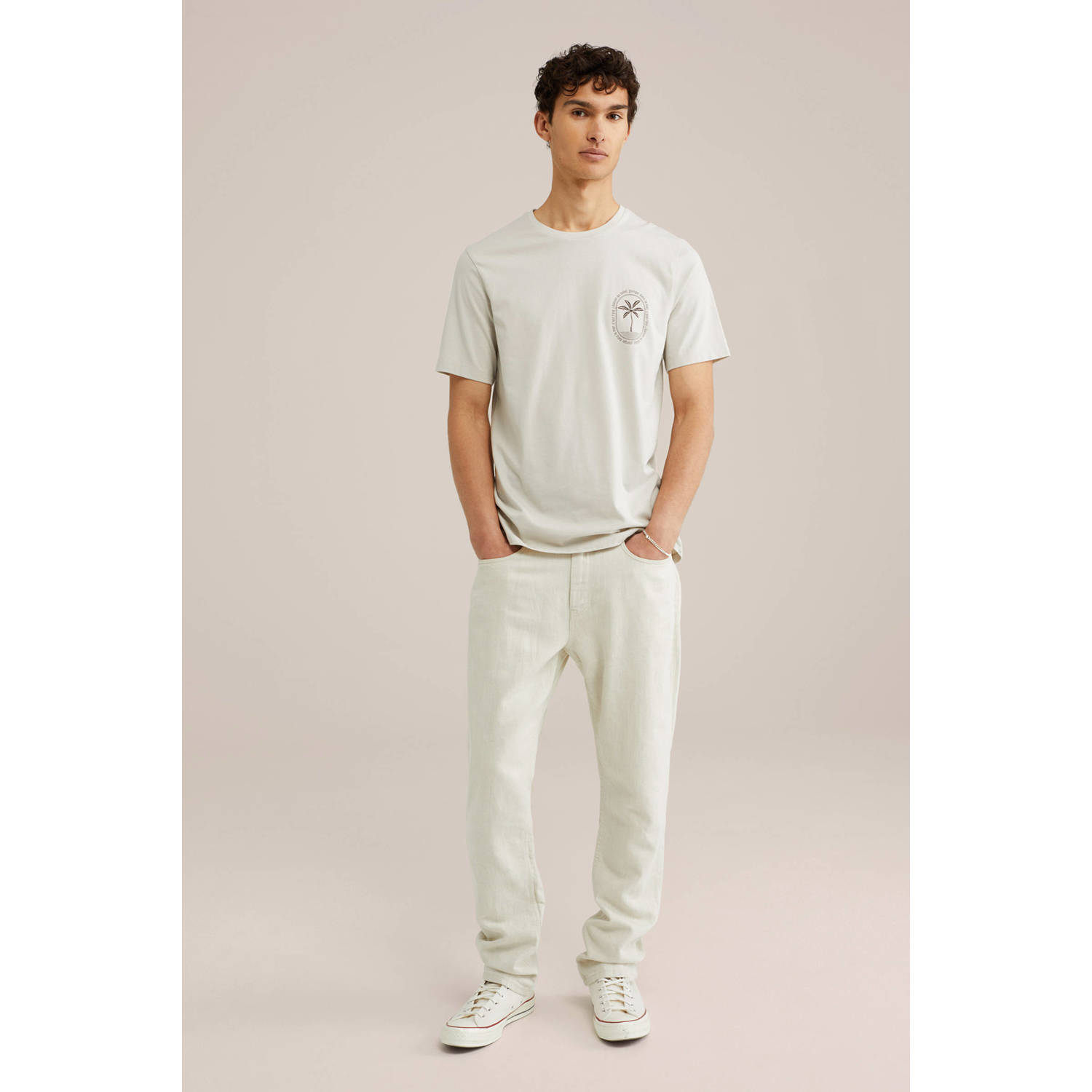 WE Fashion T-shirt beige