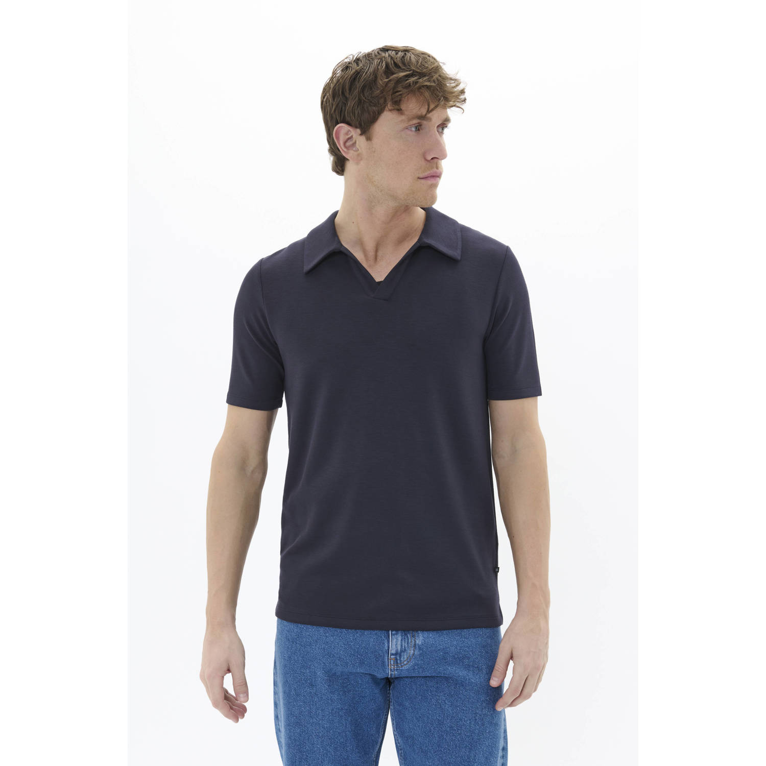 MATINIQUE Heren Polo's & T-shirts Mapolo V Ss Blauw