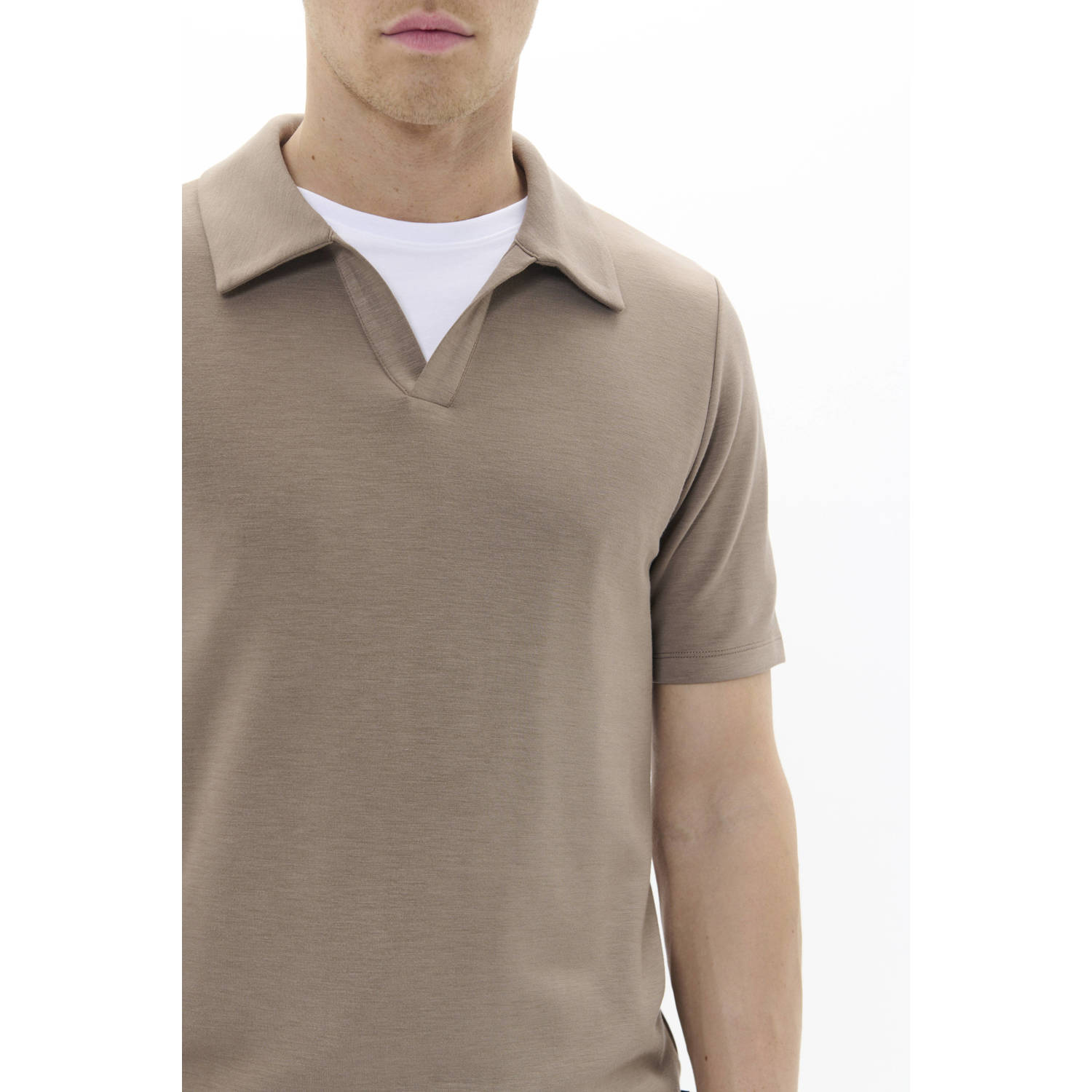 Matinique regular polo bruin