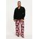 YOEK Lovers Collection flared regular waist broek roze