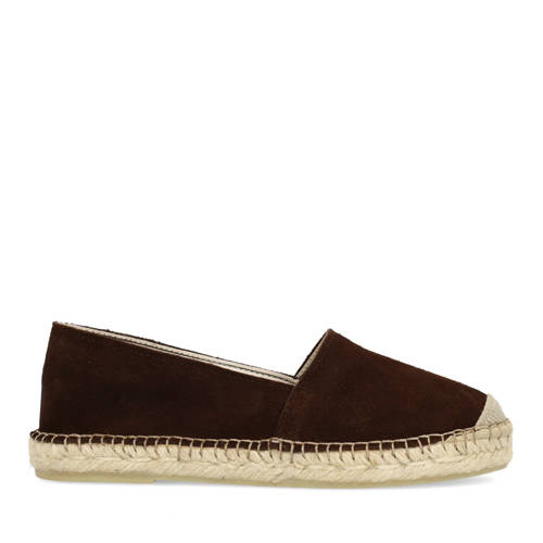 Manfield suède espadrilles bruin afbeelding