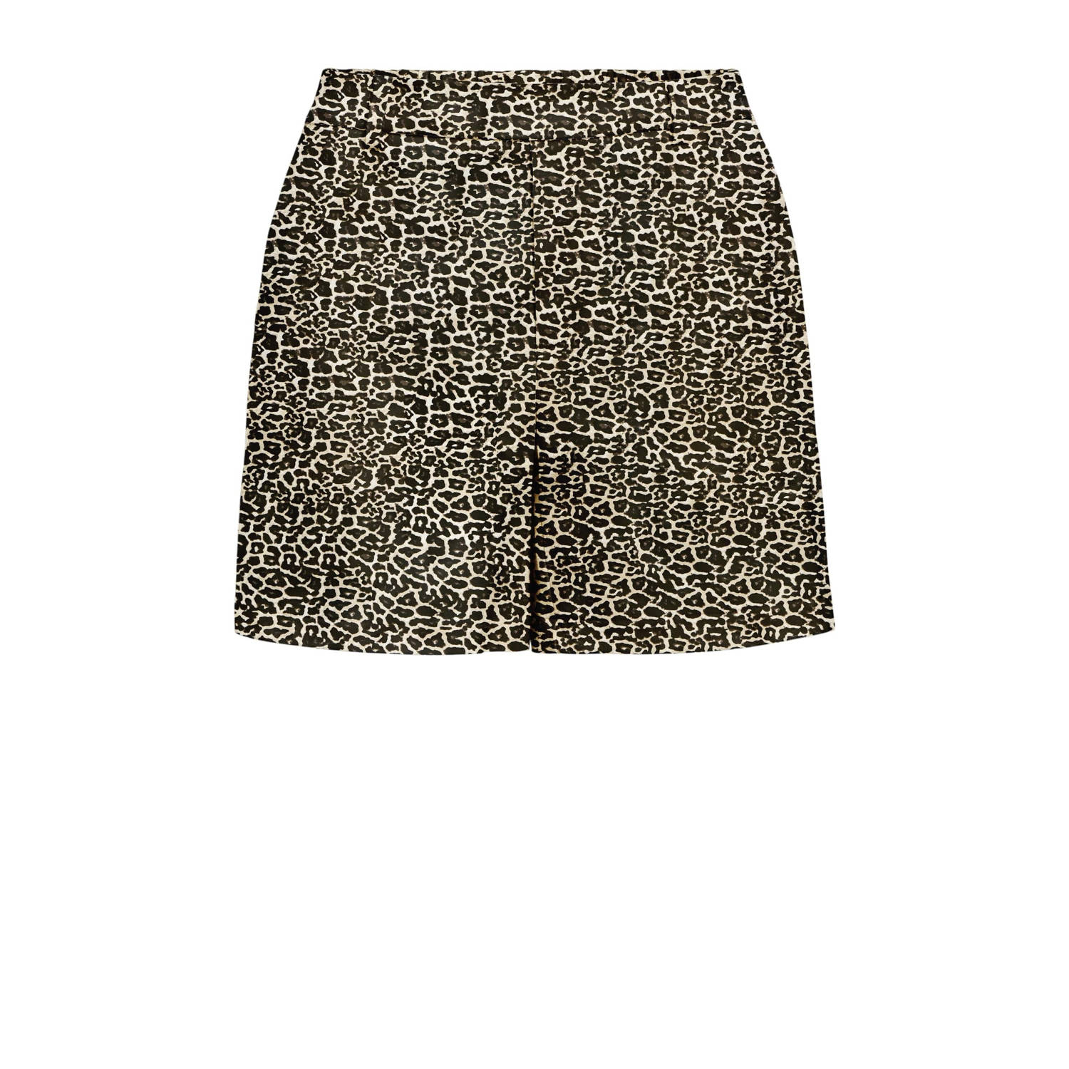 OBJECT wide leg regular waist casual short ecru