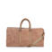 Manfield suede weekendtas taupe