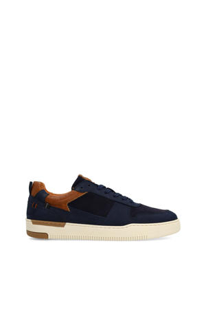 nubuck sneakers donkerblauw