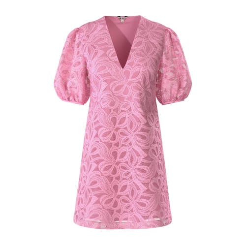 OBJECT mini jurk broderie roze afbeelding