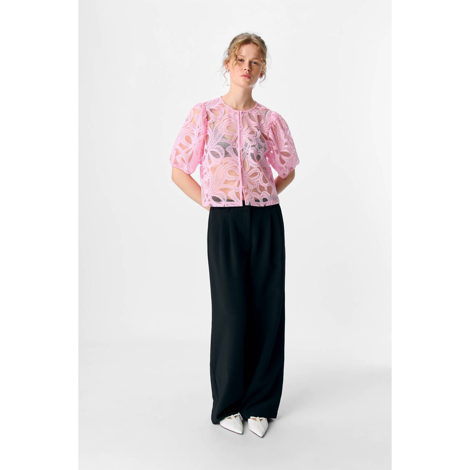 OBJECT blousetop lichtroze