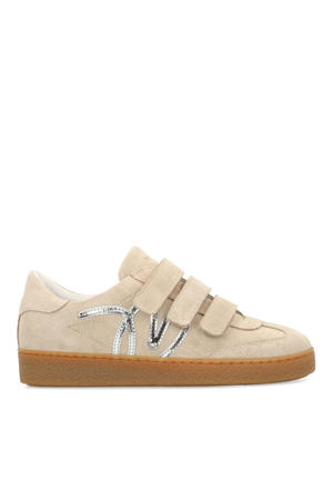 suède sneakers beige