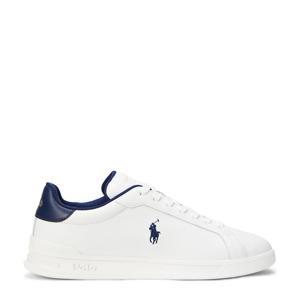 Heritage Court  leren sneakers wit/donkerblauw
