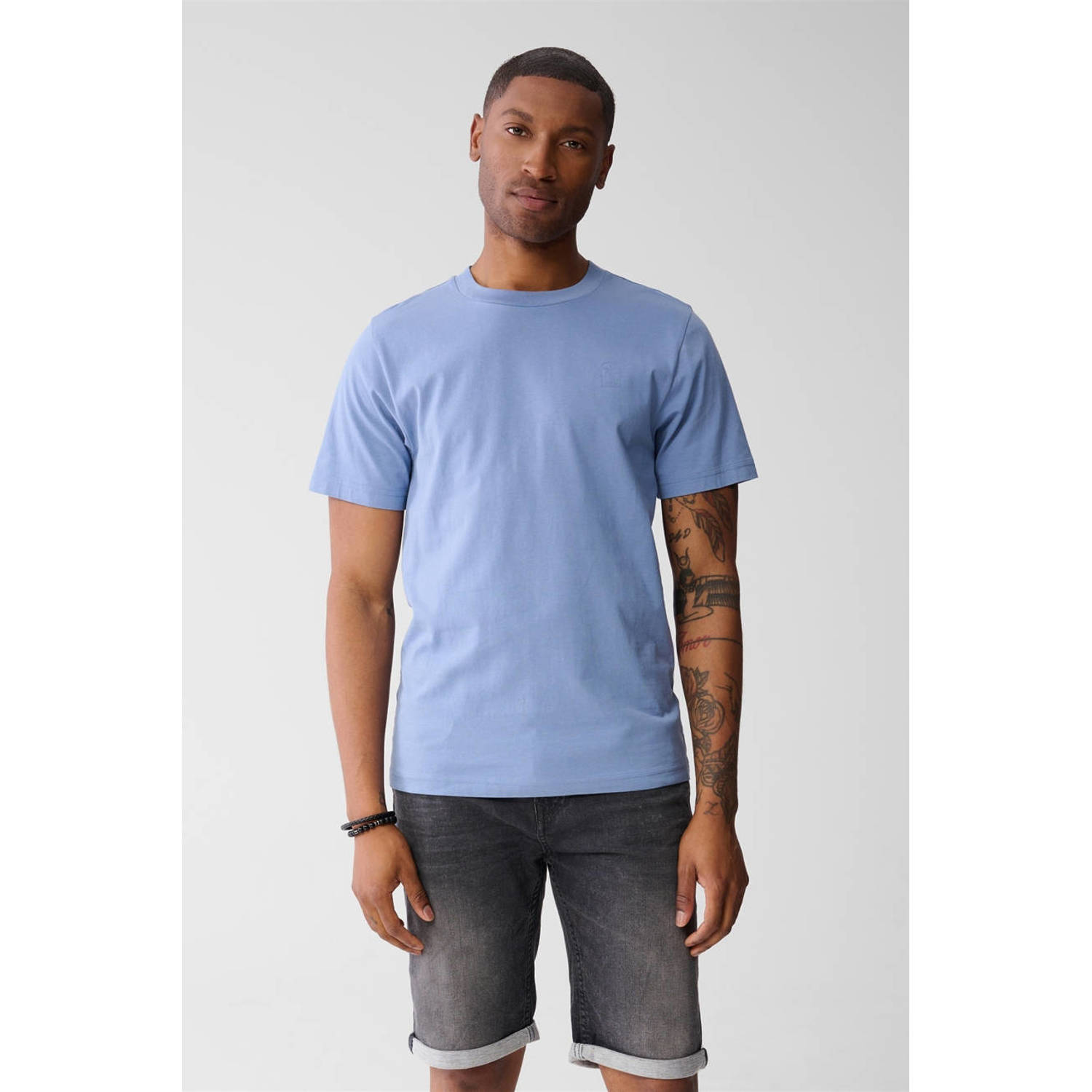 Shoeby T-shirt lichtblauw
