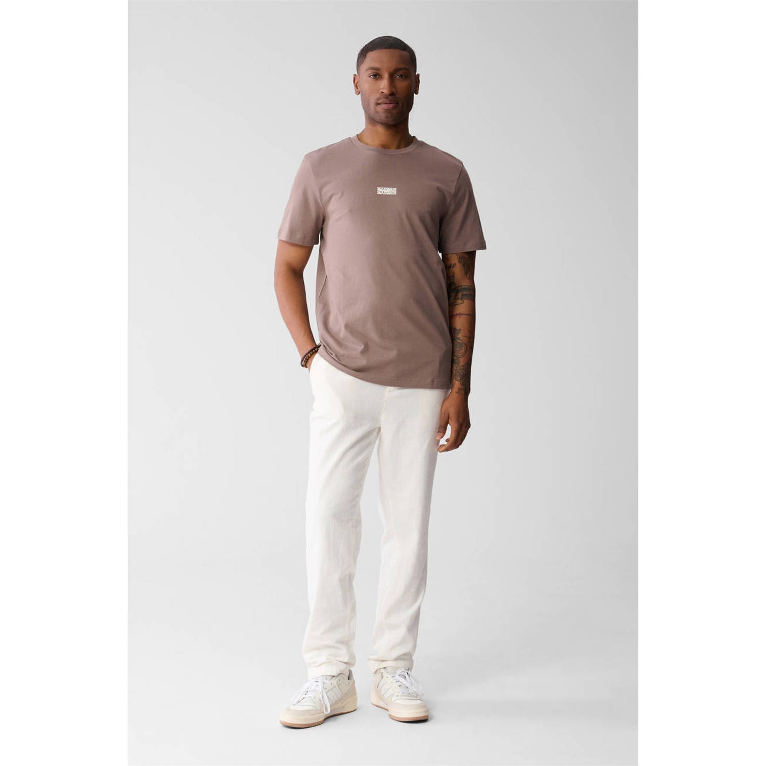 Shoeby T-shirt lichtbruin