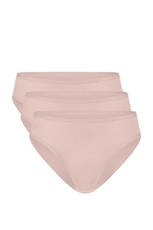 slip Julia met bamboe (set van 3) lichtroze