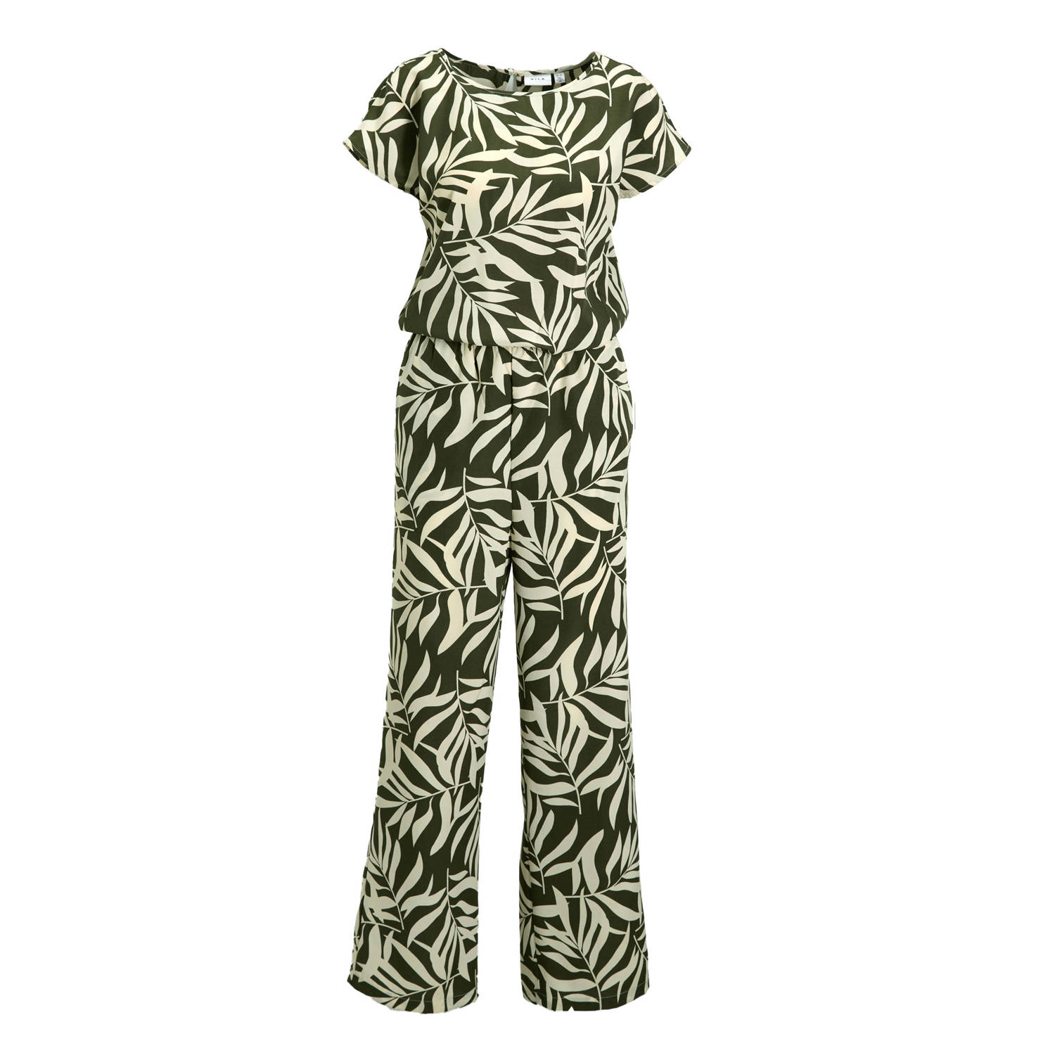 VILA jumpsuit donkergroen