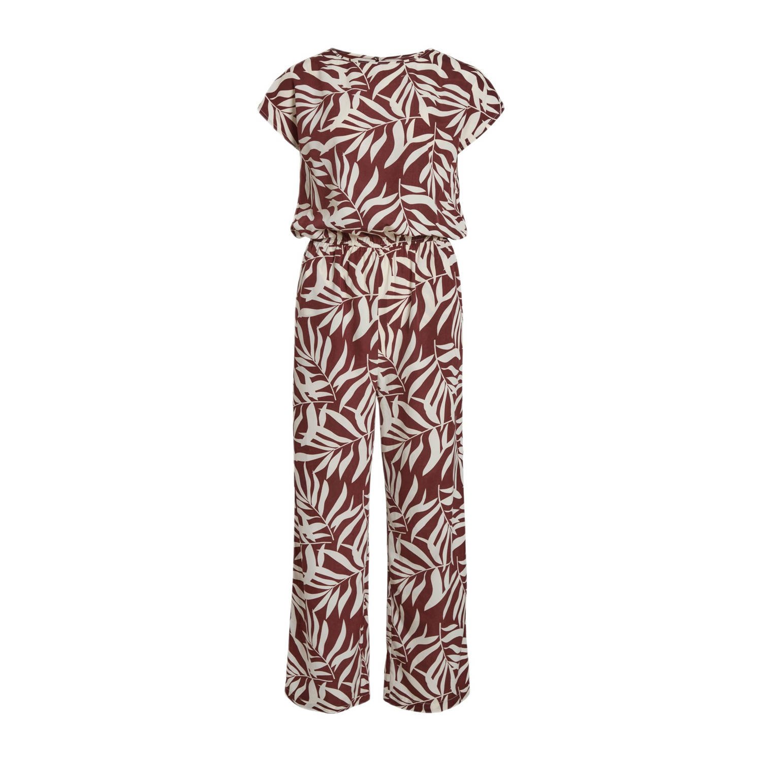 VILA jumpsuit roodbruin