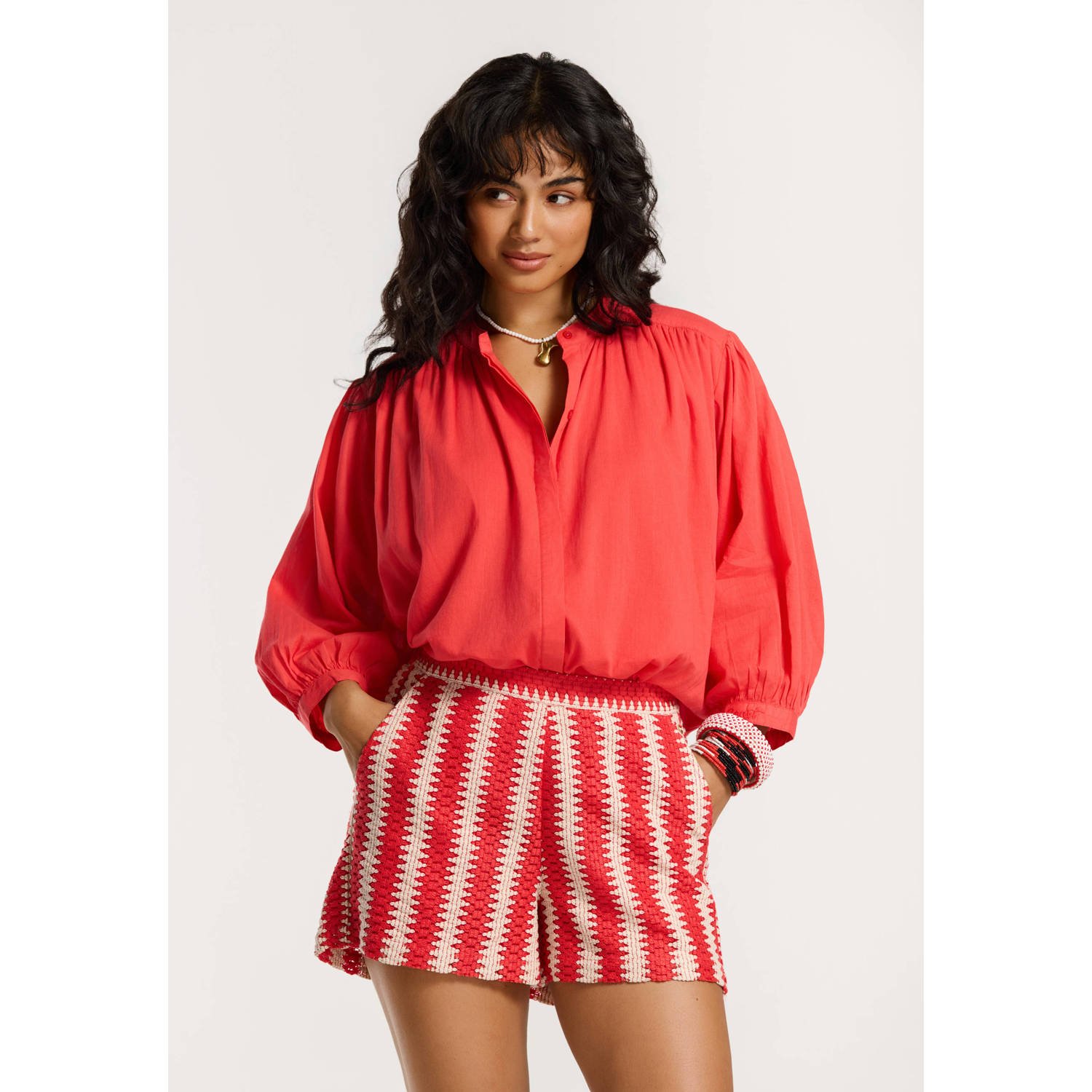 Shiwi blouse rood