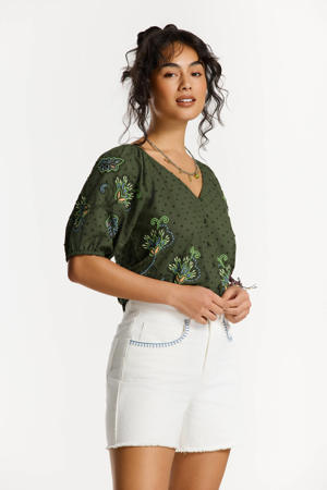 blouse groen