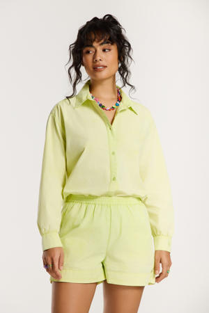 blouse limegroen