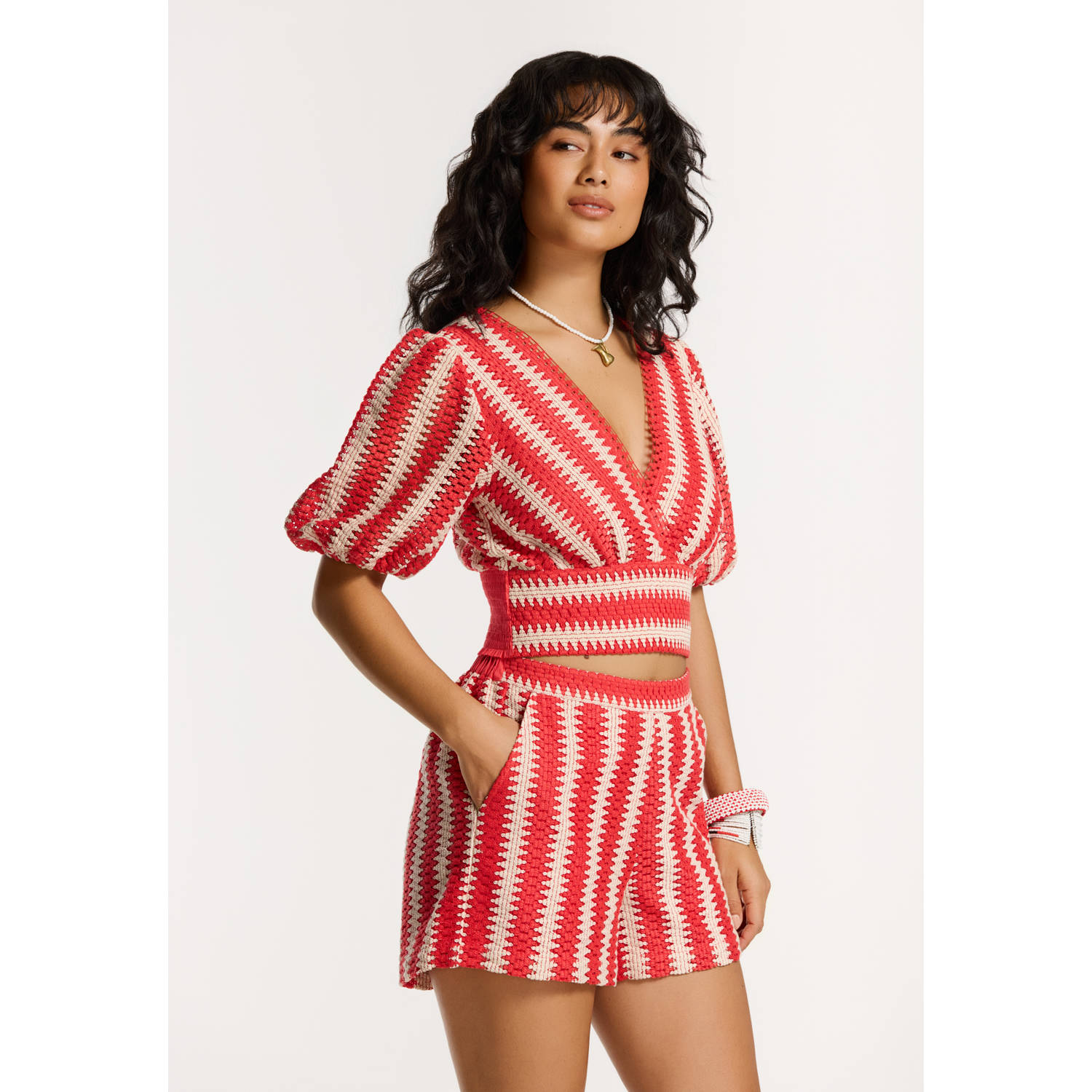 Shiwi top rood crochet