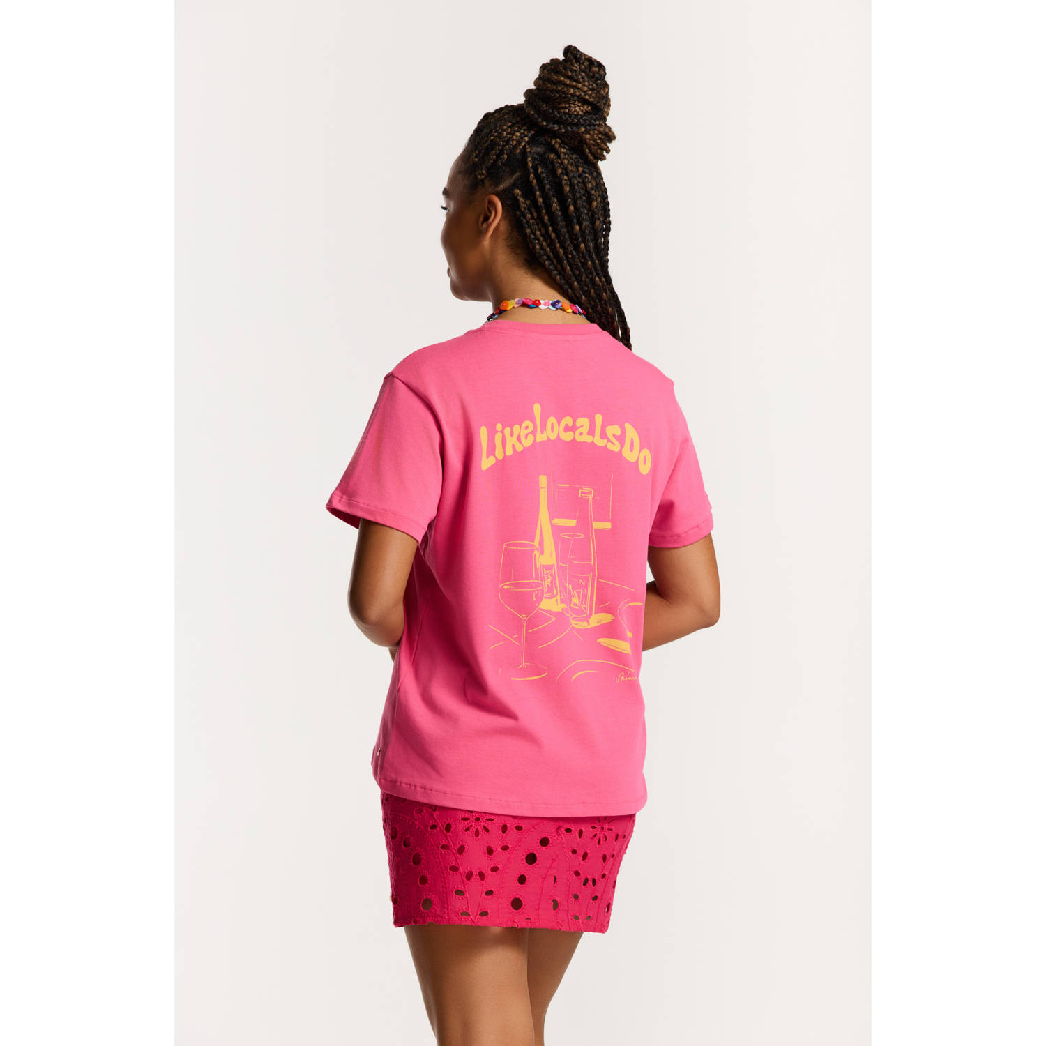 Shiwi T-shirt roze
