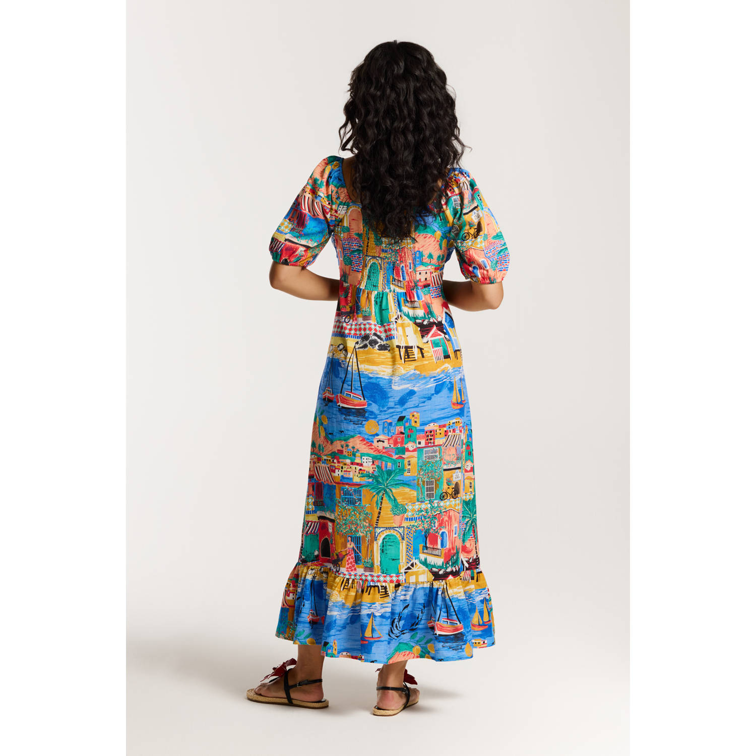 Shiwi midi jurk multi