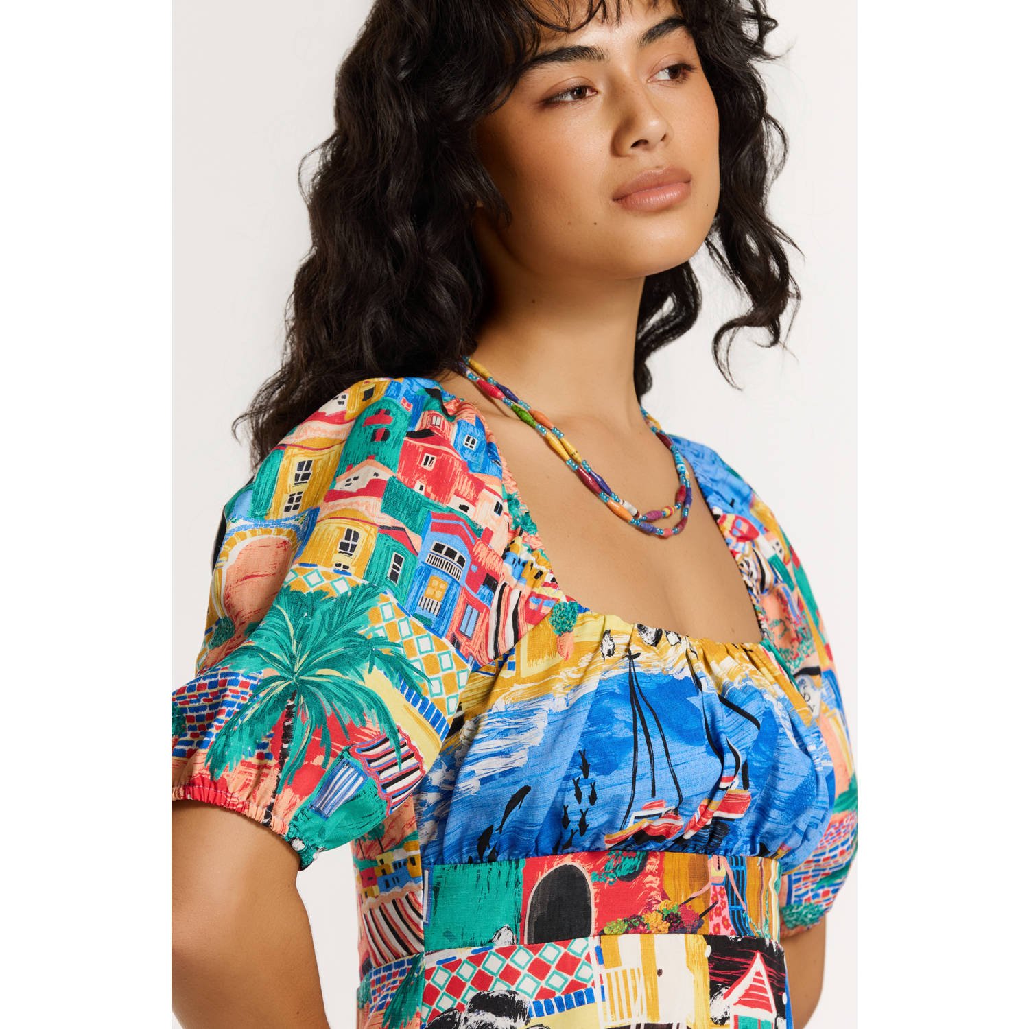 Shiwi midi jurk multi