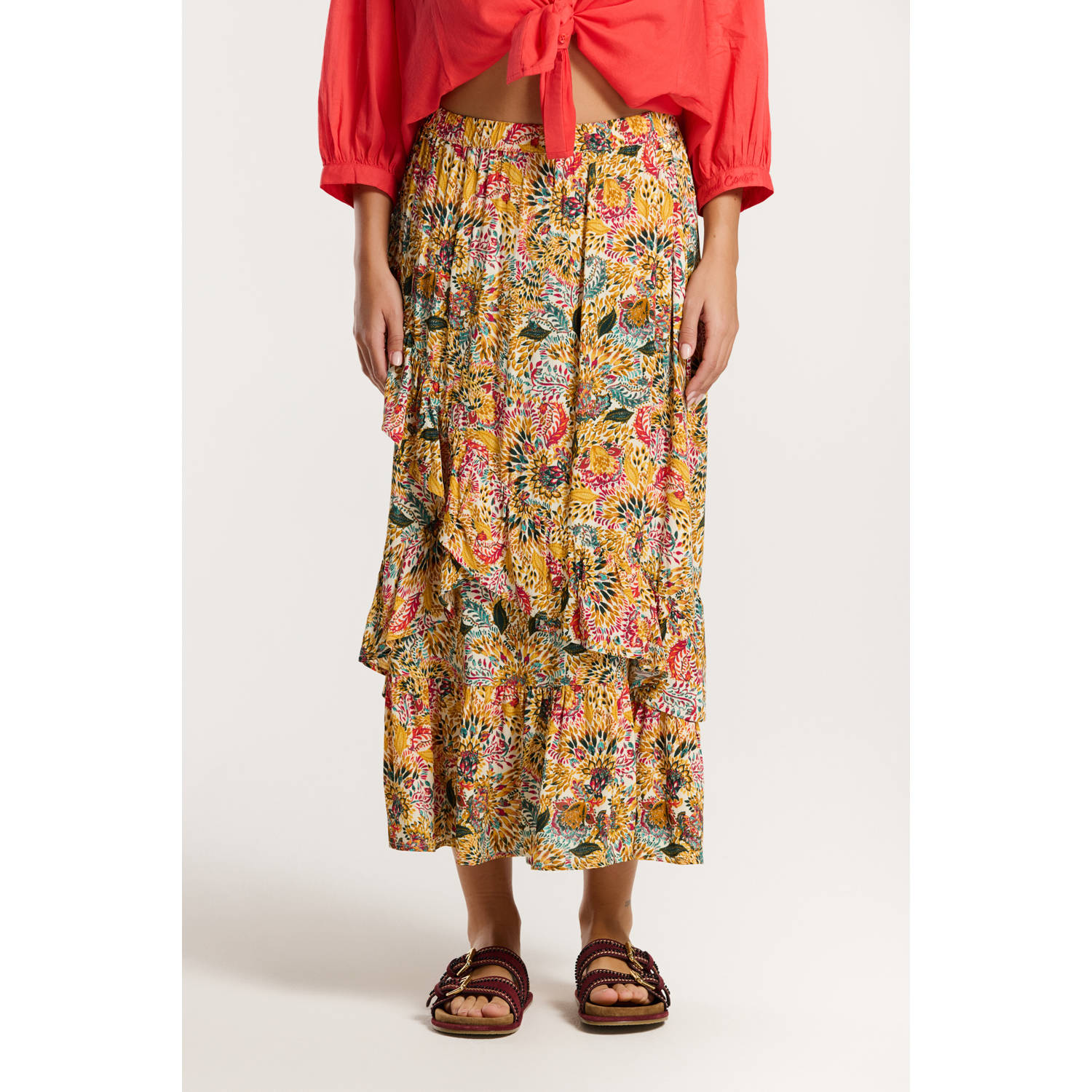 Shiwi midi rok multi