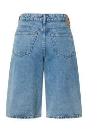 thumbnail: PIECES high waist denim short blauw
