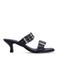 Sacha leren muiltjes zwart