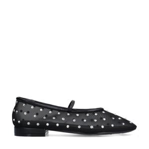 ballerina's met strass zwart
