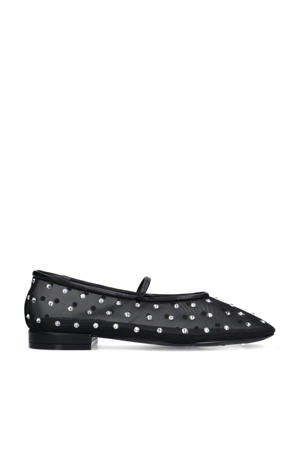 ballerina's met strass zwart