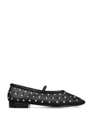 ballerina's met strass zwart