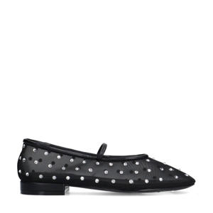 ballerina's met strass zwart