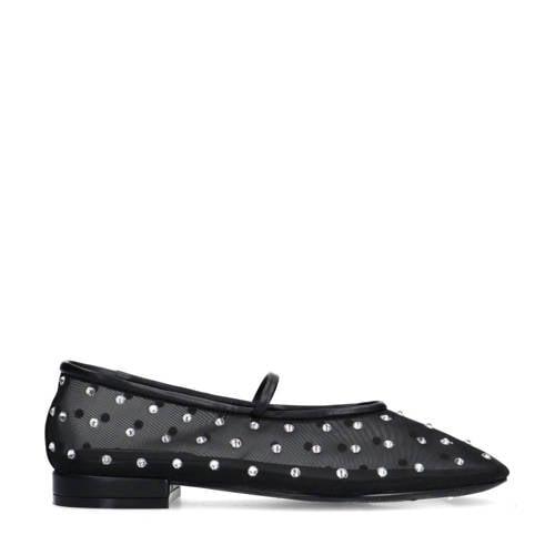 Sacha ballerina's met strass zwart afbeelding