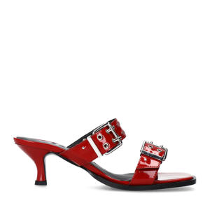 lakleren muiltjes rood