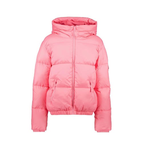 Little Cars gewatteerde jas roze afbeelding