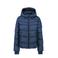 Little Cars gewatteerde jas donkerblauw