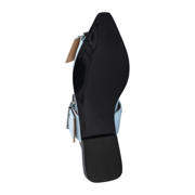 thumbnail: Nelson lak slingback loafers lichtblauw