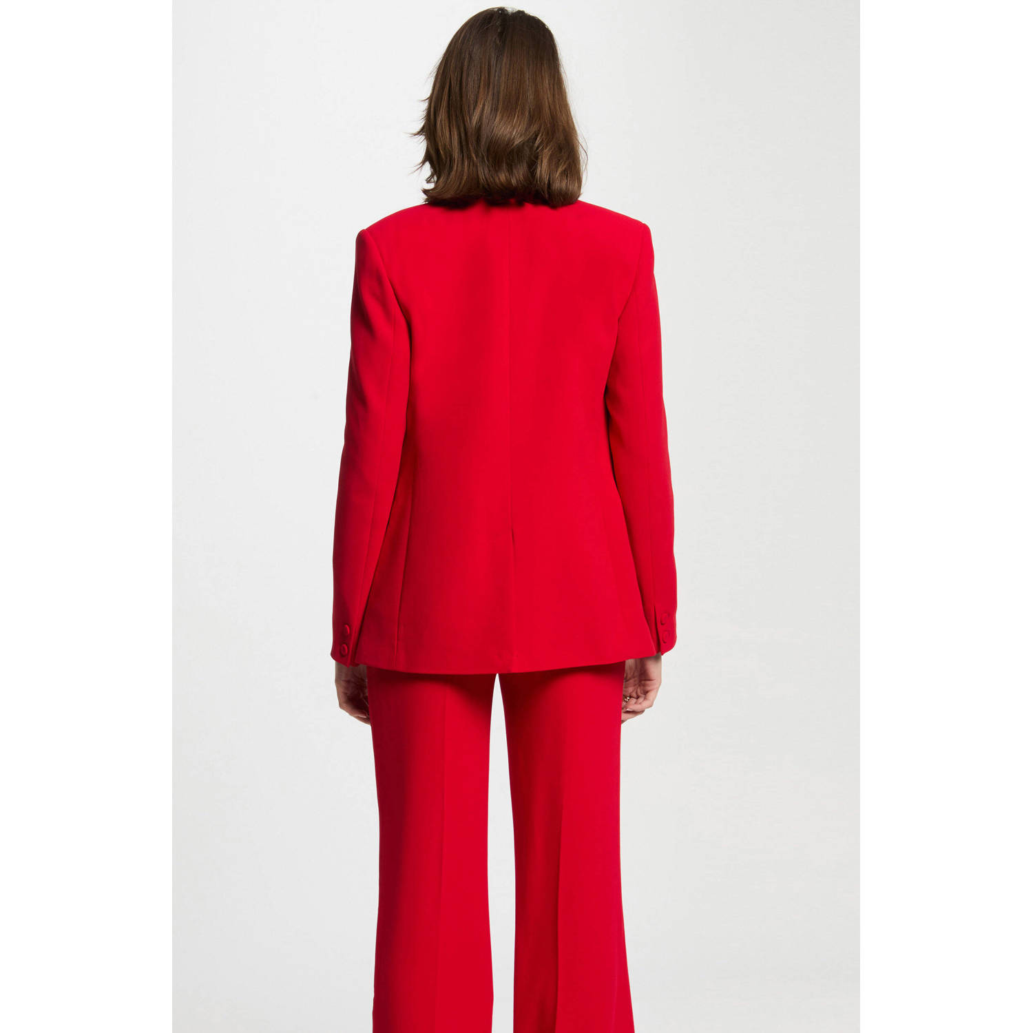 Morgan getailleerde blazer rood