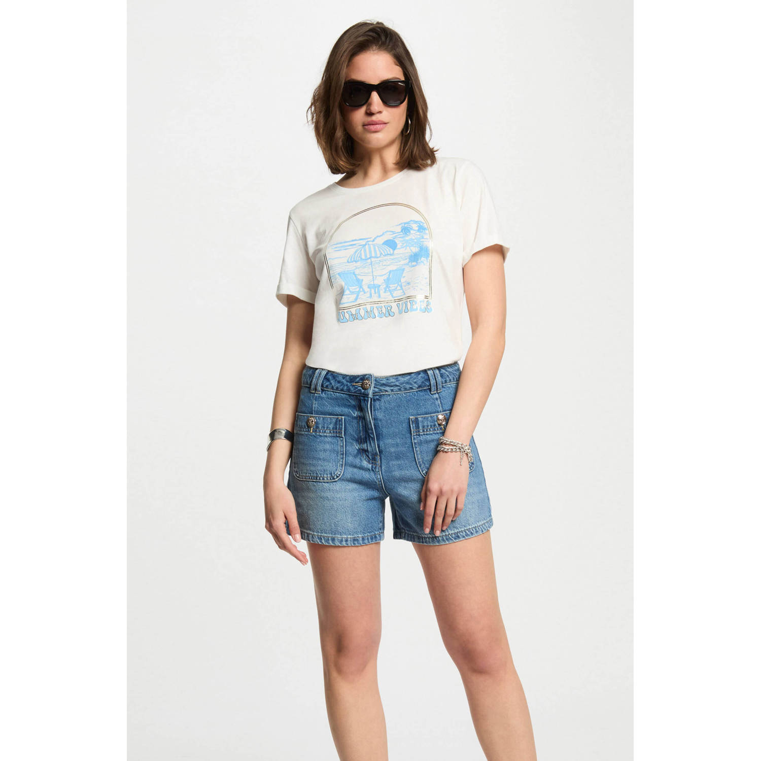 Morgan T-shirt ecru