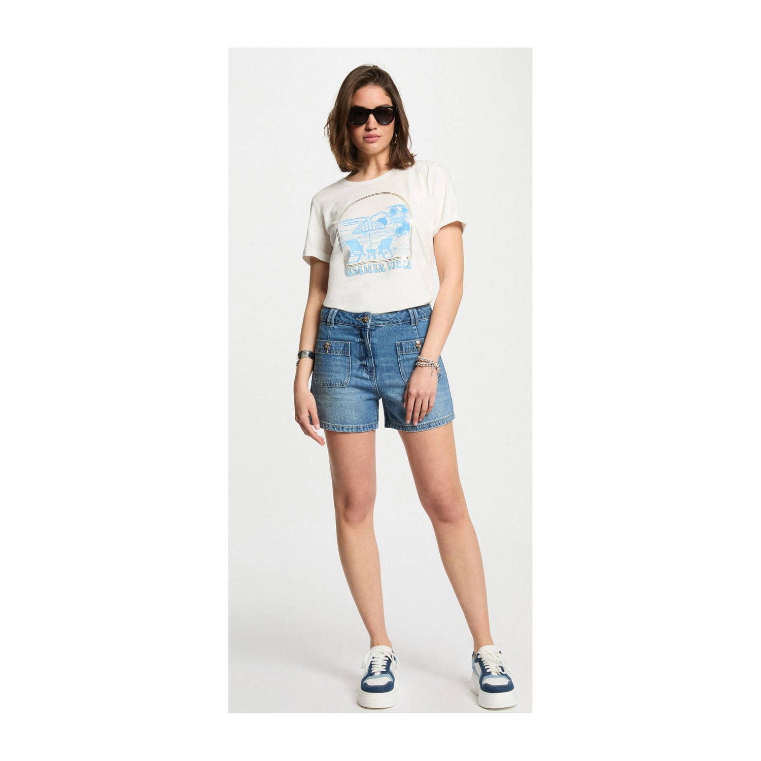 Morgan T-shirt ecru