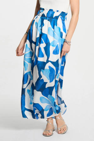 midi rok blauw